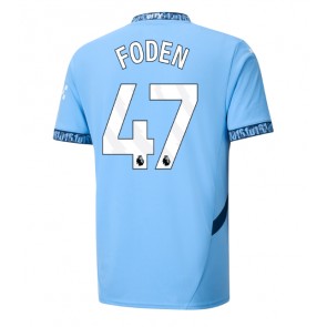 Manchester City Phil Foden #47 Hjemmebanetrøje 2024-25 Kort ærmer